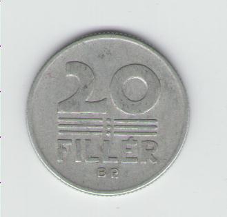 20 Filler Ungarn 1968