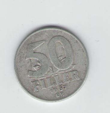  50 Filler Ungarn 1967   