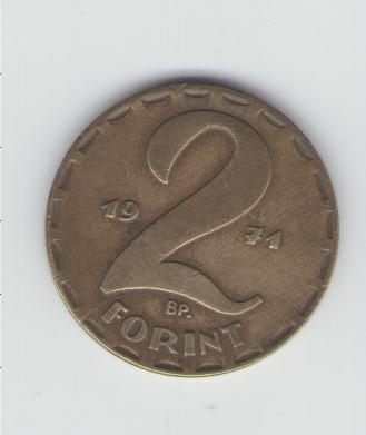  2 Forint Ungarn 1971   