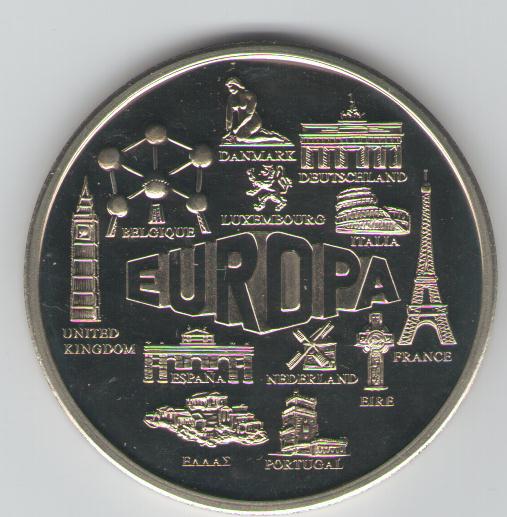  Medaille auf Europa 2000   