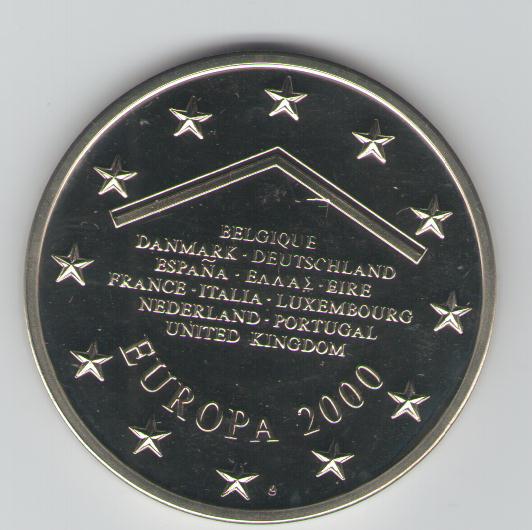  Medaille auf Europa 2000   