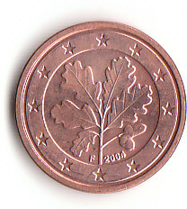 Deutschland (A859)b. 1 Cent 2004 F siehe scan
