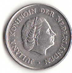  25 Cent Niederlande 1973 (D041)   