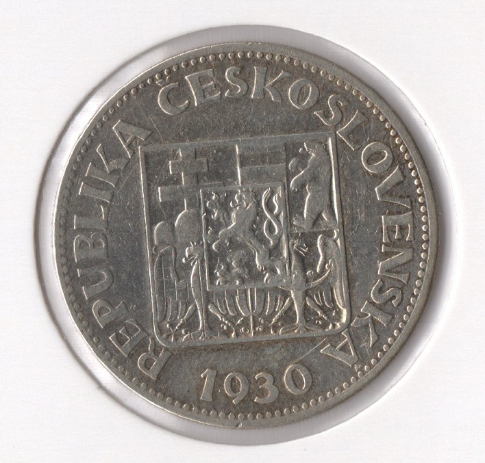  Tschechoslowakei 10 Kronen 1930 <i>Erste Republik</i> **vorzüglich**   